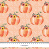 PUMPKINS pat. 8 / orange (FOXES AND PUMPKINS) - single jersey