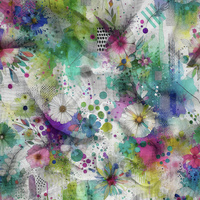 FLORAL REVERIE WZ. 2 - Baumwoll Musselin