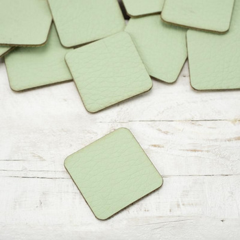 Podkładka pod oczka kaletnicze duży kwadrat - miętowy