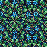 Stained Garden wz.1 (FLOWERS)