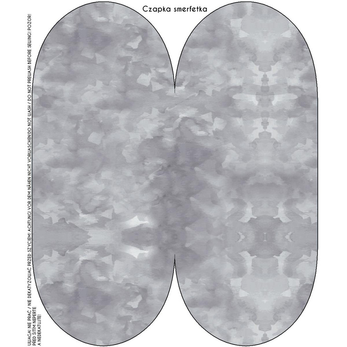 "Beanie" Mütze - CAMOUFLAGE m. 2 / grau 57-59
