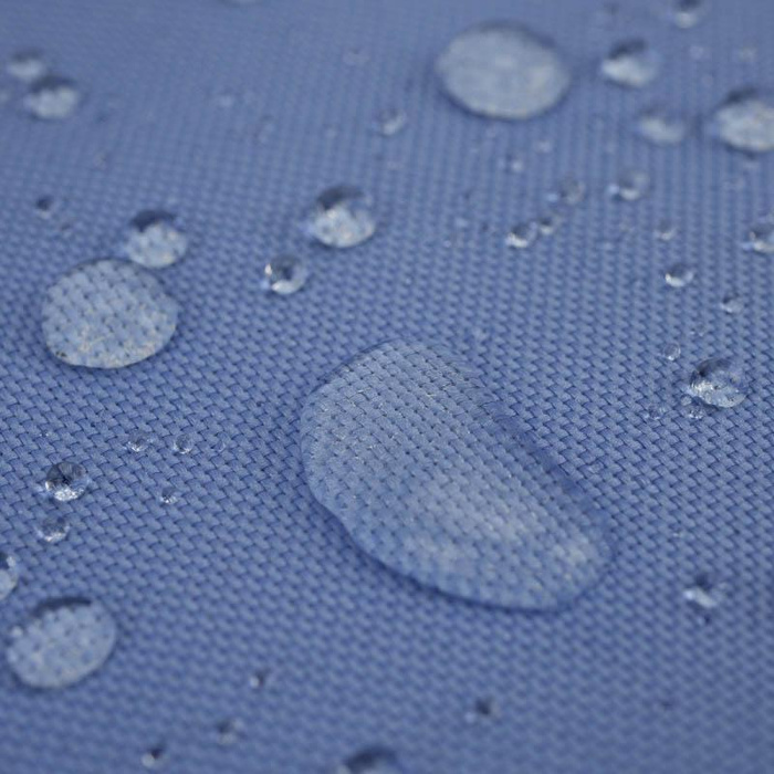 Wasserabweisende Webware - GEDÄMPFTES BLAU