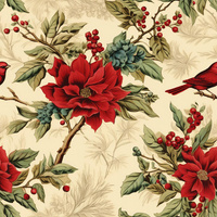 Vintage Christmas wz.14 - Baumwoll Webware