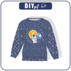 KINDER SWEATSHIRT (NOE) - ASTRONAUT (WELTRAUMEXPEDITION) / ACID WASH DUNKELBLAU - Sommersweat (86/92)
