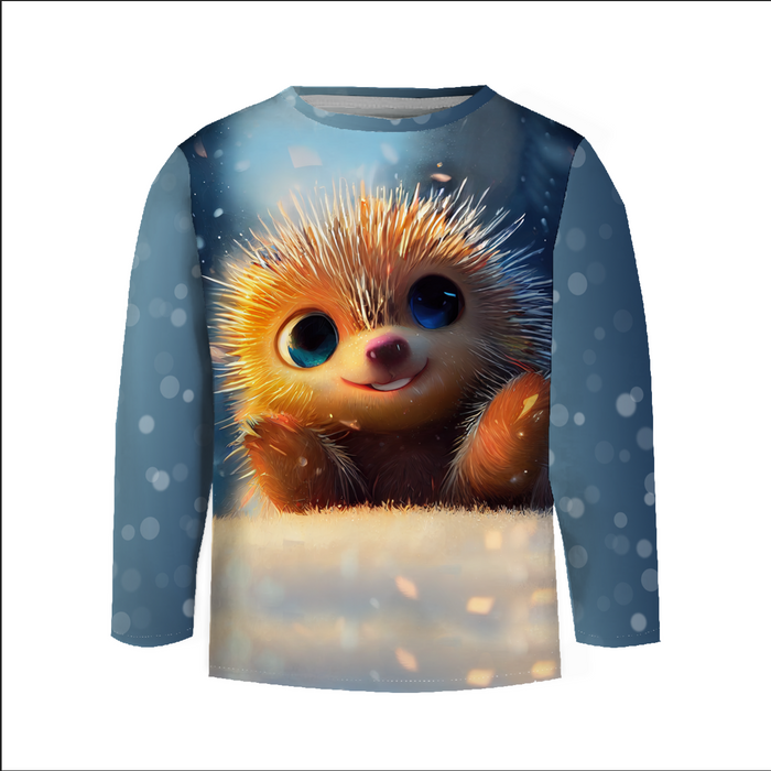 Longsleeve - ANIMATED HEDGEHOG - sewing set (134/140)