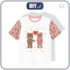 KID’S T-SHIRT - BEARS IN LOVE pat. 1 (BEARS IN LOVE) - single jersey (92/98)