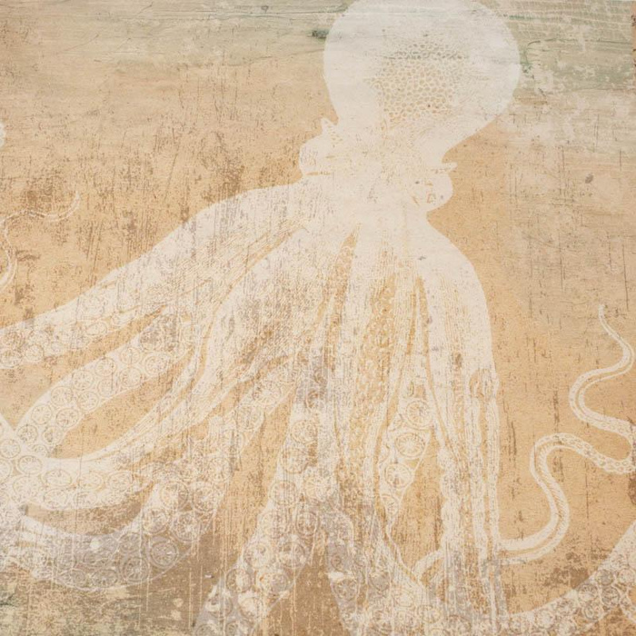 SCHATTEN / OCTOPUS Ms. 2 (MEERESGRUND) - panoramisches Paneel (60cm x 155cm)