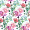 MEADOW PAT. 1 (IN THE MEADOW) - Woven Fabric for tablecloths