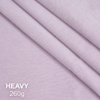 T-Shirt Jersey HEAVY 260 g/m² aus 100% Baumwolle - LILA