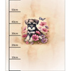 CUTE ANIMALS wz.1 - Panel (60cm x 50cm)  Polster- Velours