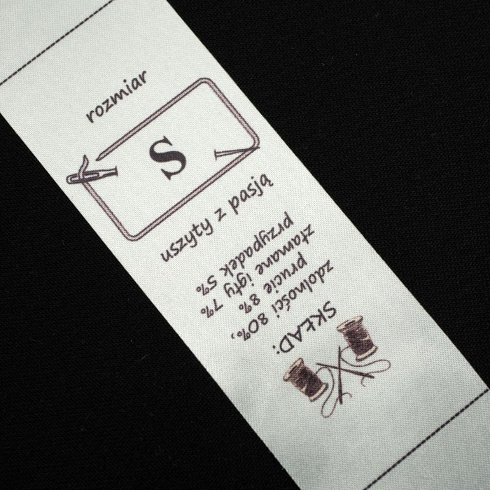 European care tag - size XXL - 4 pcs set