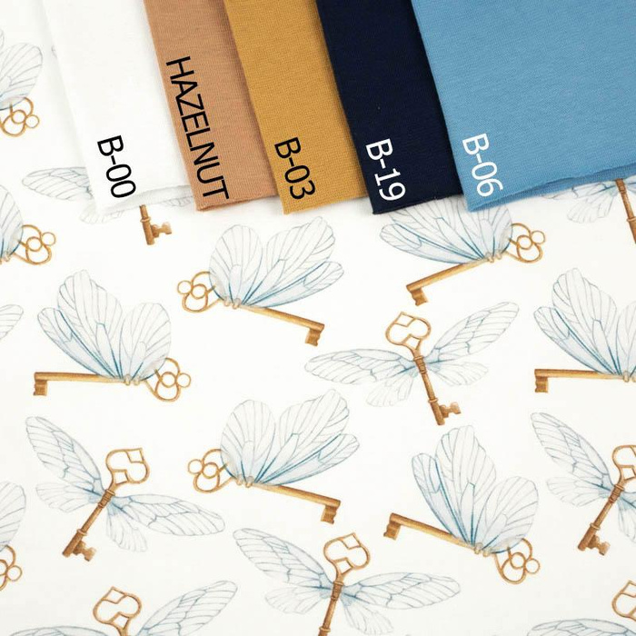 WINGED KEYS (MAGIC SCHOOL) - single jersey with elastane 
