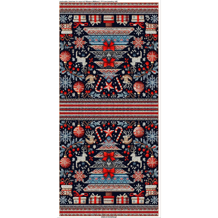 KISSEN 45x45 - CHRISTMAS SWEATER wz.2 - Vorderseite + Rückseite