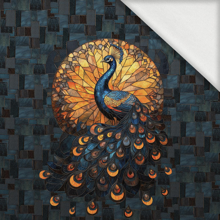 STAINED GLASS WZ.9 - panel (75cm x 80cm) looped knit fabric with elastane ITY