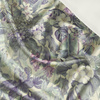 PURPLE FLORAL - satén