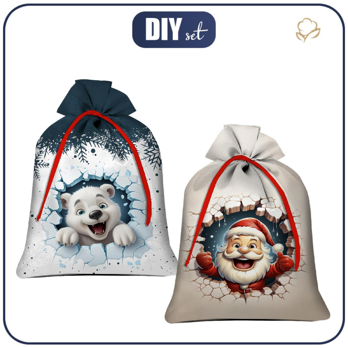 Gift pouches - HAPPY WINTER PAT 2 - sewing set