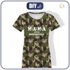 DAMEN T-SHIRT - MAMA / CAMOUFLAGE - Single Jersey S