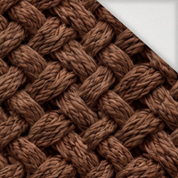 DESIGN - BROWN - Tkanina na obrusy