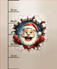 HAPPY SANTA - Paneel (60cm x 50cm)