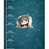 WINTER ANIMALS wz.19 - panel (60cm x 50cm) Panama 220g
