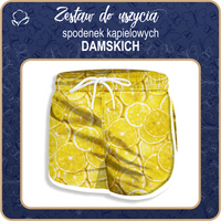 Damen Badeshorts - ZITRONEN S