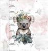 BABY KOALA - panel (75cm x 80cm) brushed knitwear with elastane ITY