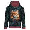 CLASSIC WOMEN’S HOODIE (POLA) - Animals mandala wz.12 - sewing set XL