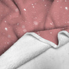 SNOWY PINK - Minky-Plüsch