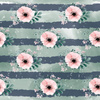 CEDRIC'S GARDEN / mint - Cotton woven fabric