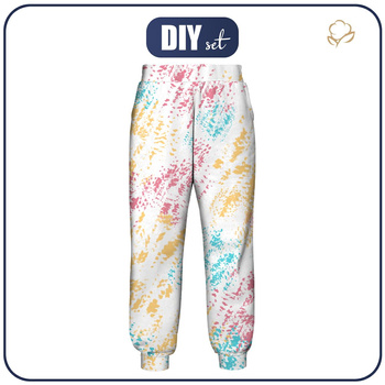 JOGGERY DAMSKIE (NOEMI) - TIE-DYE - zestaw do uszycia