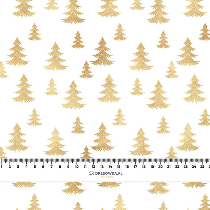 GOLDEN CHRISTMAS TREES (WHITE CHRISTMAS)