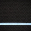 BLACK - quilted knitted fabric