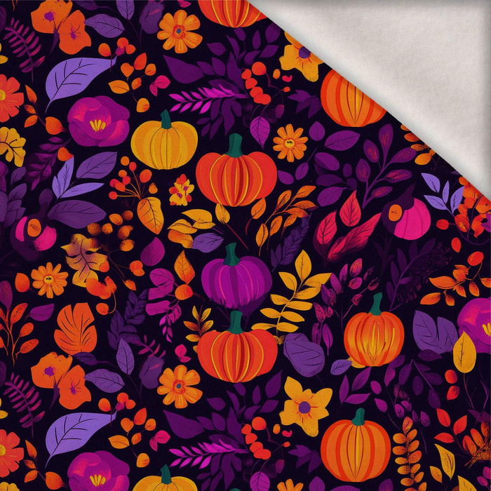 HALLOWEEN WZ. 37 - teplákovina počesaná s elastanem ITY