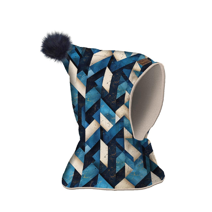 Kid’s hood cap sewing set  - geometric wz.2