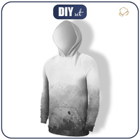 PÁNSKÁ MIKINA S KAPUCÍ (COLORADO) - SKVRNY (šedý) - SADA ŠITÍ