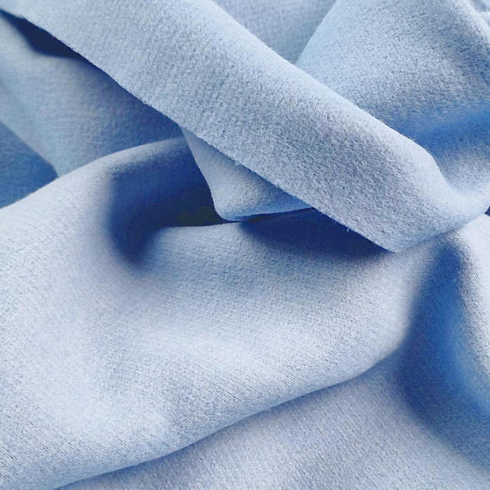 Brushed Sweater Knit - LIGHT BLUE/ BABY BLUE 