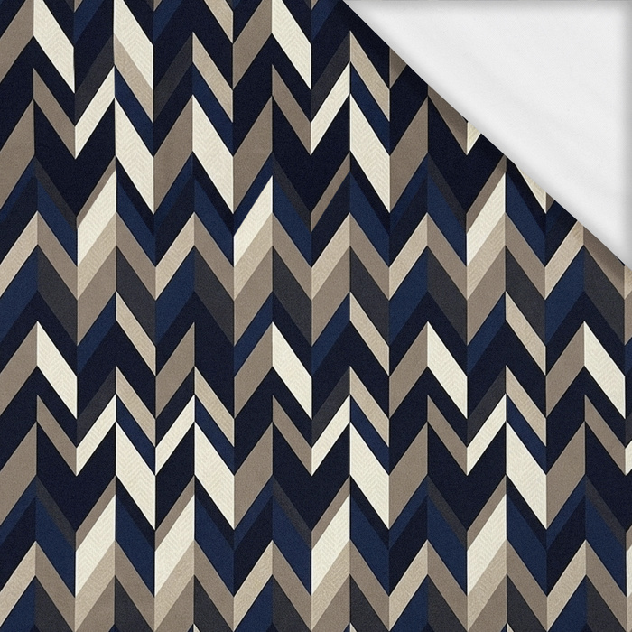 RETRO GEOMETRIC WZ. 18 - single jersey s elastanem ITY