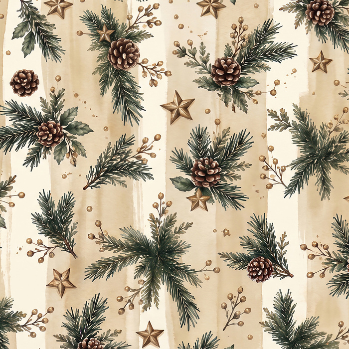 CHRISTMAS STRIPES WZ.1 - Viscose jersey