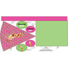 First Grade Candy Cone - NEON SPOTS PAT. 4 / giraffe - sewing set