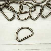 D-rings 25 mm - brass