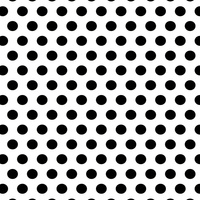 BIG DOTS / white - Crepe