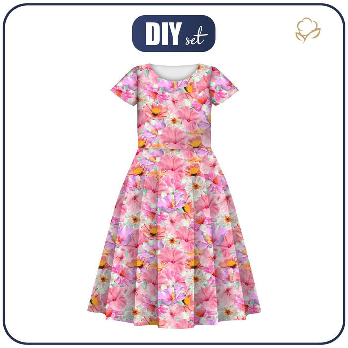 KID'S DRESS "MIA" - ALCEAS - sewing set (86/92)