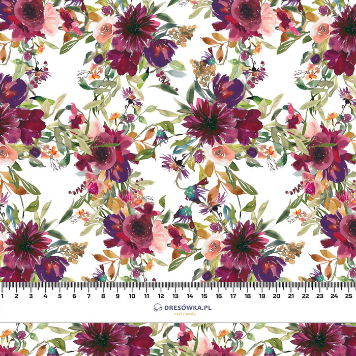 FLORAL AUTUMN pat. 1 - single jersey