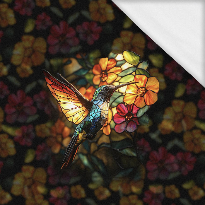 STAINED GLASS WZ.8 - Paneel (60cm x 50cm)- Single Jersey mit Elastan ITY