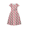 KID'S DRESS "MIA" - CHERRIES / PAT. 5 - sewing set (110/116)