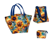 XL bag with in-bag pouch 2 in 1 - Sunflowers wz. 5 - sewing set