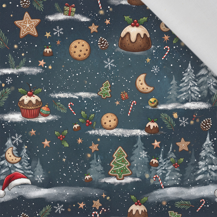 SWEET CHRISTMAS - tkanina bawełniana