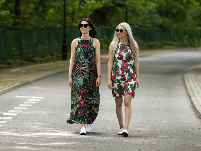 KLEID "DALIA" MAXI - WILD JUNGLE ms. 2 - Nähset XXL-XXXL