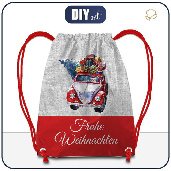 GYM BAG - SANTA’S CART DE / Choice of sizes