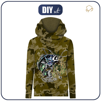 UNISEX HOODIE (HYDRA) - FISHING TIME - sewing set XXL
